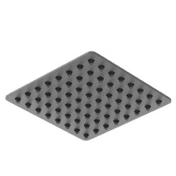 Colore Square Matt Black 200mm X 200mm Thin Square Shower Head