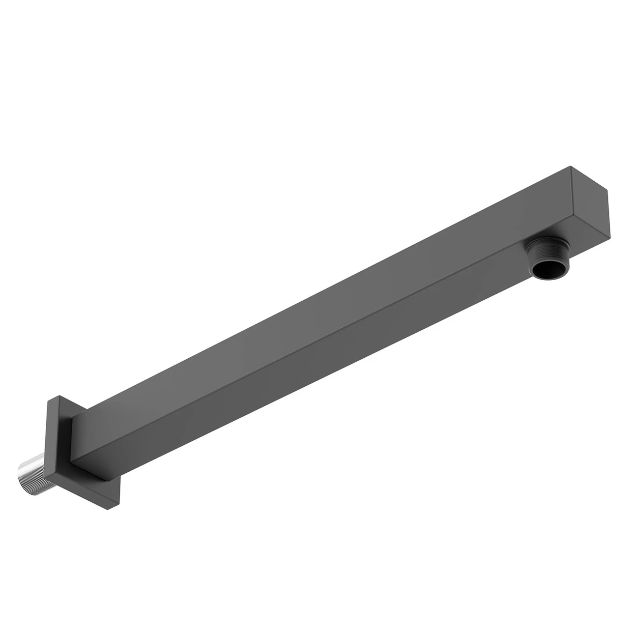 Colore Square Matt Black 345mm Square Fixed Shower Arm - Image 3