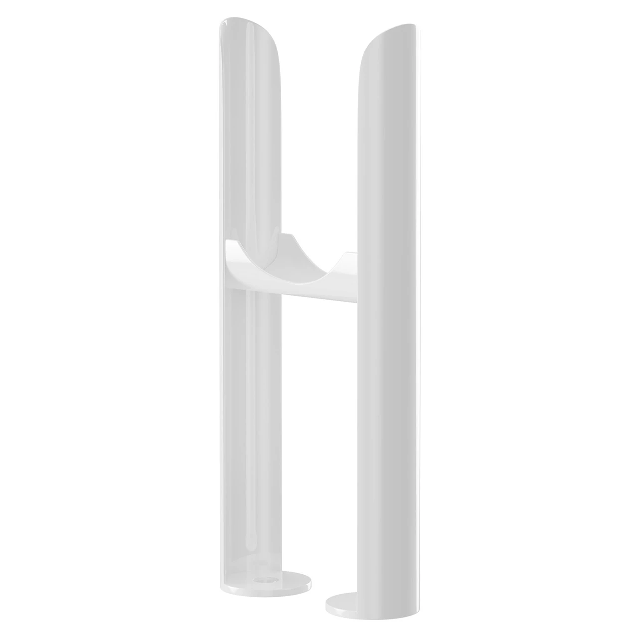 Colosseum White Floor Mounting Feet For Double Panel Radiators