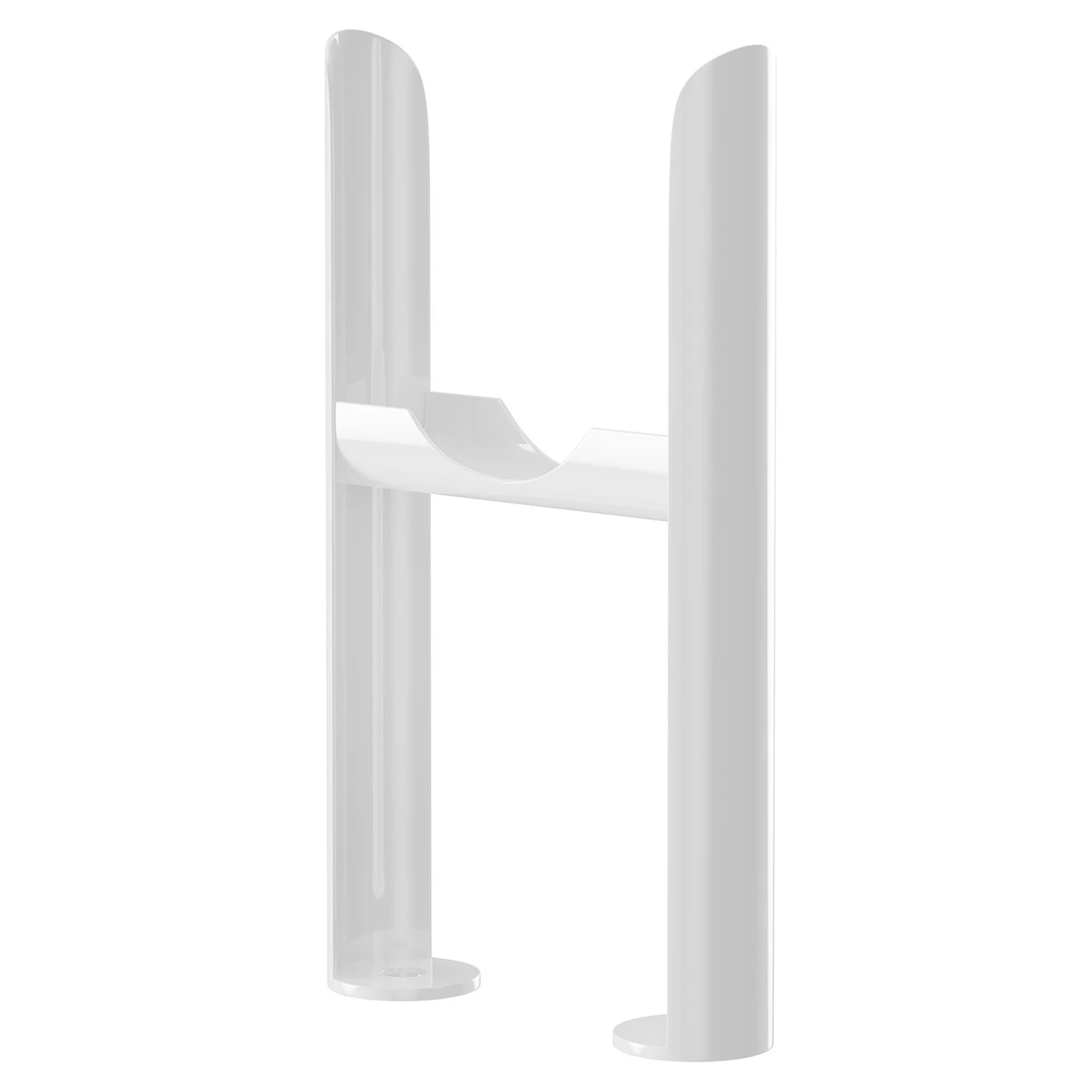 Colosseum White Floor Mounting Feet For Triple Panel Radiators
