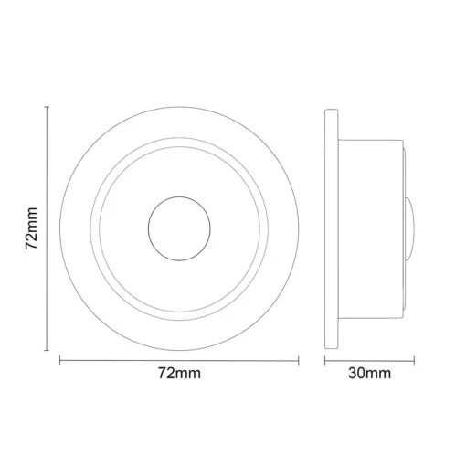 Windsor. Concealed Cistern With Front Access And Traditional Chrome Round Dual Flush Push Button - Image 3
