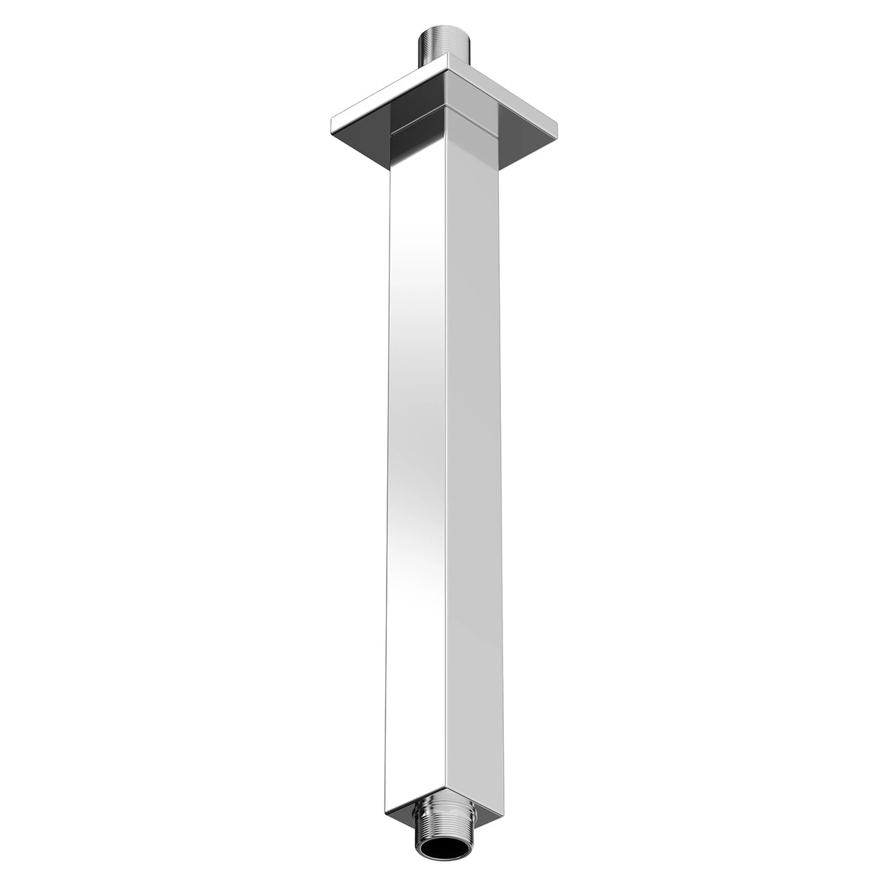 Cubix Polished Chrome 300mm Square Vertical Shower Arm - Image 3