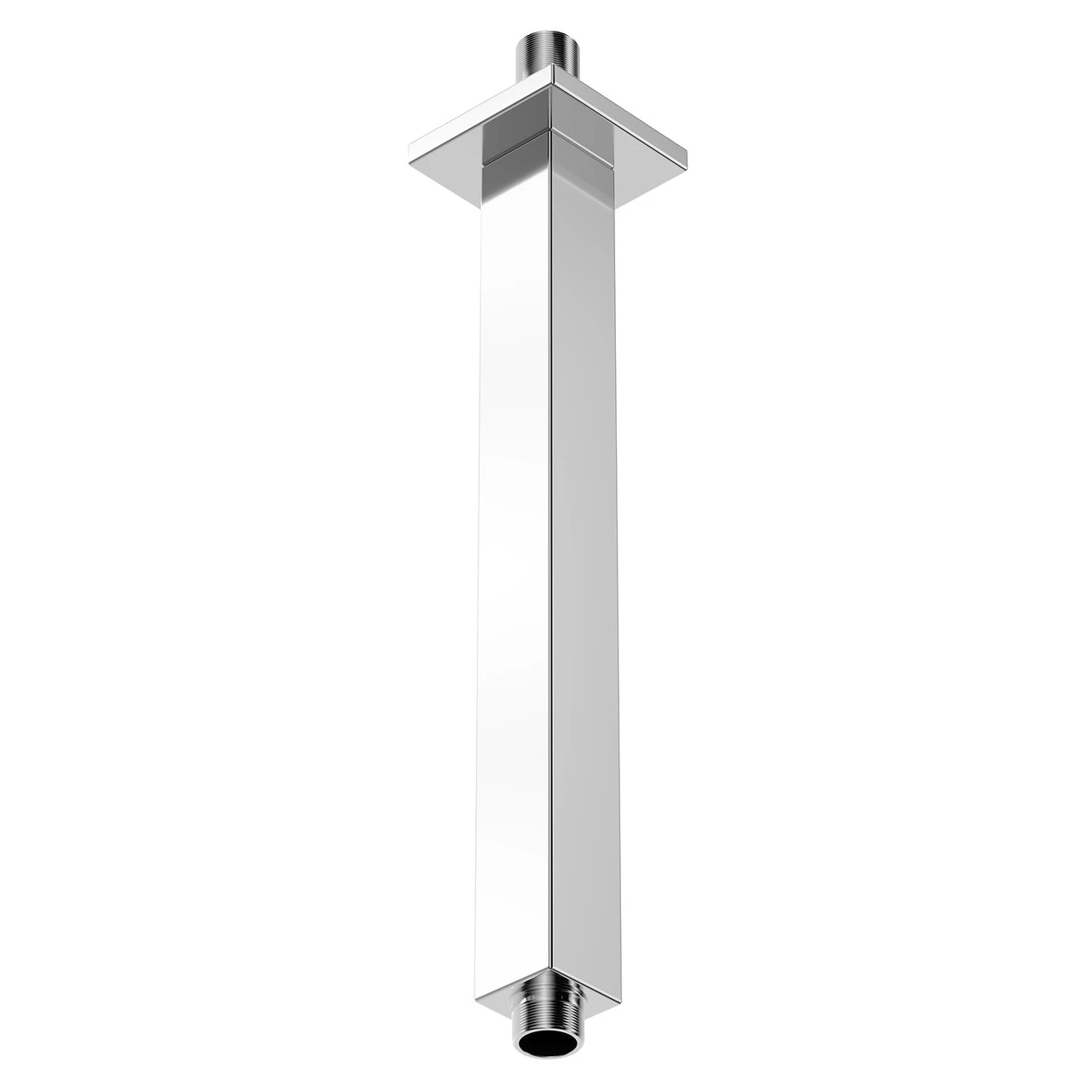 Cubix Polished Chrome 300mm Square Vertical Shower Arm