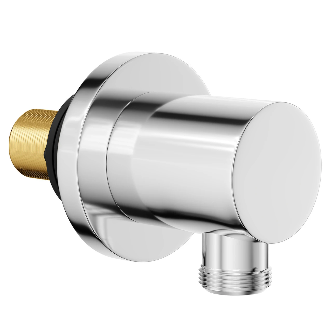 Deluxe Polished Chrome Round Shower Elbow - Image 3