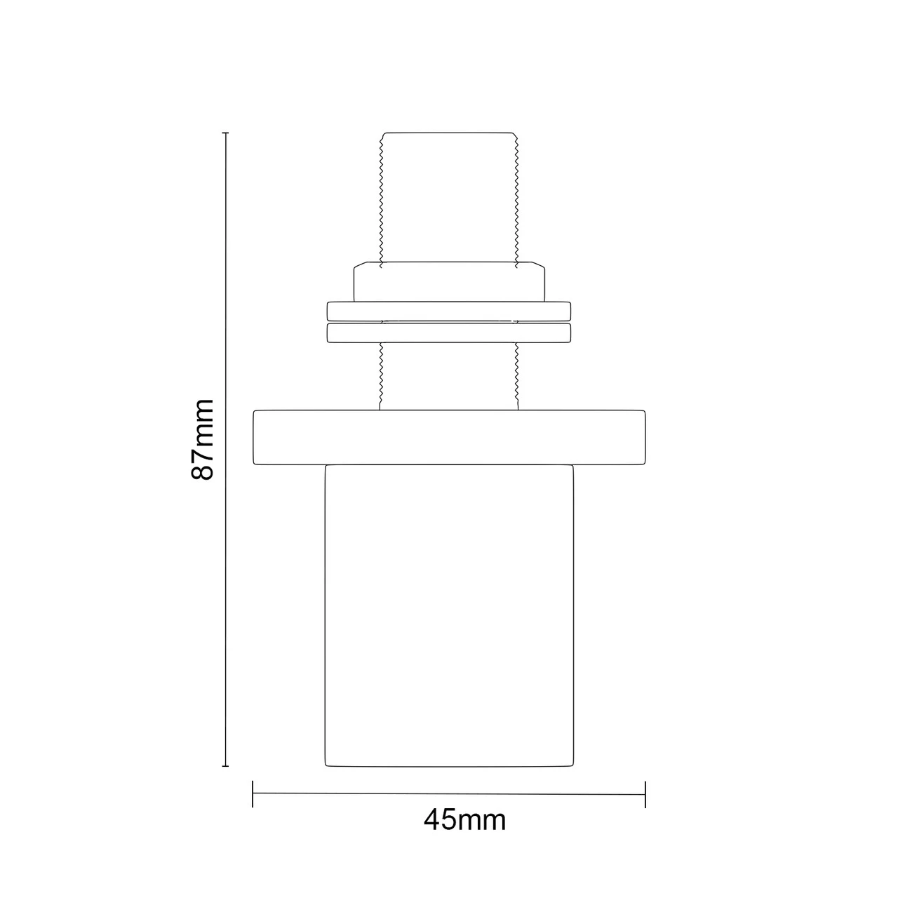Deluxe Polished Chrome Round Shower Elbow - Image 5