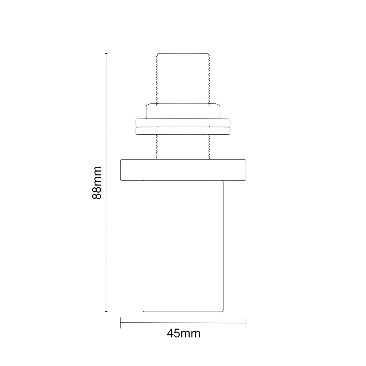 Deluxe Polished Chrome Square Shower Elbow - Image 5