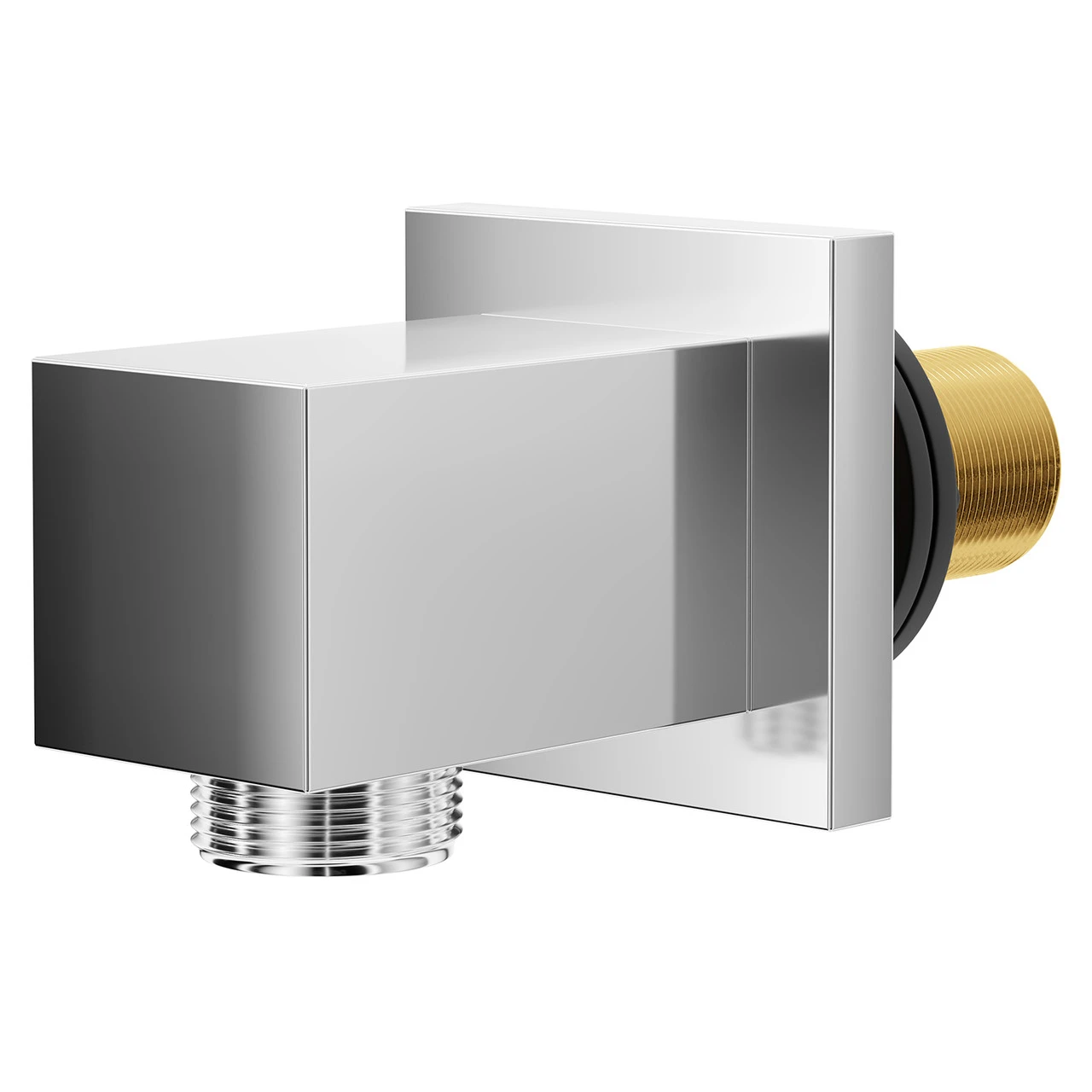 Deluxe Polished Chrome Square Shower Elbow