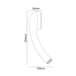 Easy Clean Polished Chrome Jet 3 Function Shower Handset -Bathroom Accessories Store easy clean polished chrome jet 3 function shower handset line side 61300.1652444033