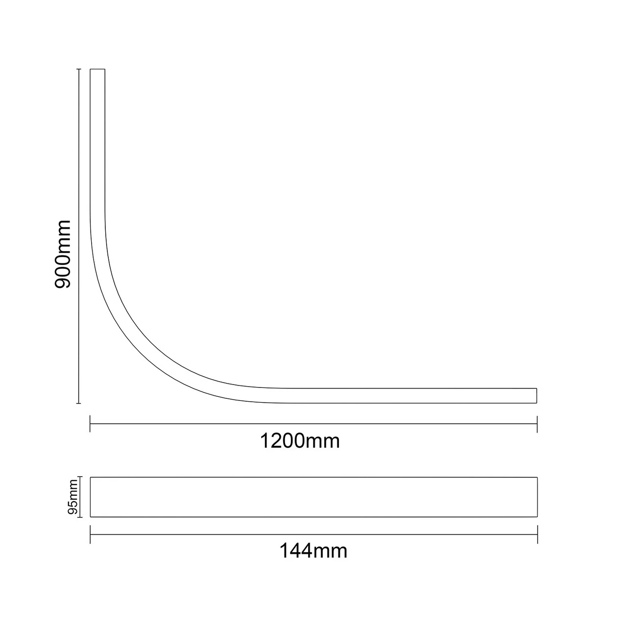 Easy Plumb Panel Pack For Slate 700mm - 900mm Offset And Quadrant Shower Trays - Image 2