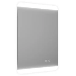 Fortuna 500mm X 700mm Illuminated LED Mirror With Demister -Bathroom Accessories Store fortuna 500mm x 700mm illuminated led mirror with demister left 18997.1652444450