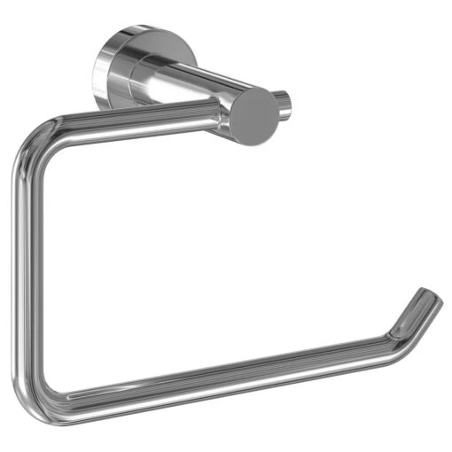 Gemini Polished Chrome Wall Mounted Toilet Roll Holder - Image 3