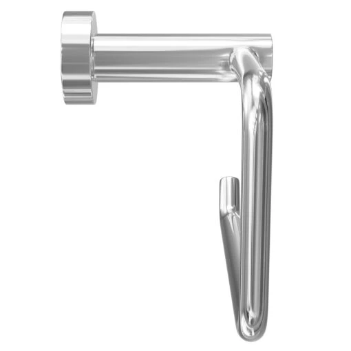 Gemini Polished Chrome Wall Mounted Toilet Roll Holder - Image 4