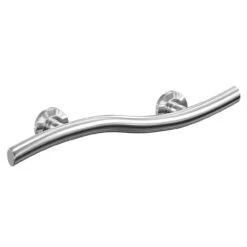 Grabex Polished Stainless Steel 18" Contemporary Curved Grab Rail -Bathroom Accessories Store grabex polished stainless steel 18 contemporary curved grab rail left 52077.1652444045