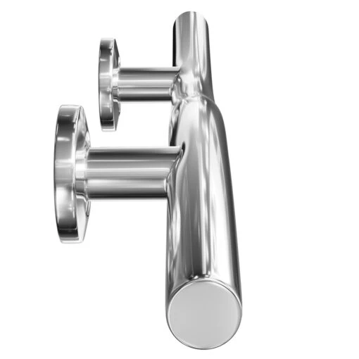 Grabex Polished Stainless Steel 18" Contemporary Curved Grab Rail - Image 4