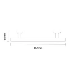 Grabex Polished Stainless Steel 18" Contemporary Straight Grab Rail -Bathroom Accessories Store grabex polished stainless steel 18 contemporary straight grab rail line top 11064.1652444046