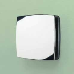 HiB Breeze Chrome Wall Mounted Extractor Fan With Timer And Humidity Sensor - 32900