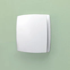 HiB Breeze White Wall Mounted Extractor Fan With Timer And Humidity Sensor - 31200