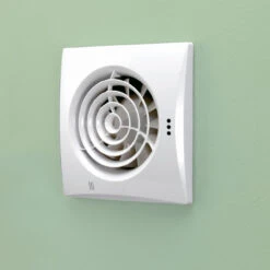 HiB Hush White Safety Extra Low Voltage Wall Mounted Extractor Fan - 34500