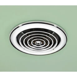HiB Turbo Chrome Bathroom Inline Extractor Fan - 33600