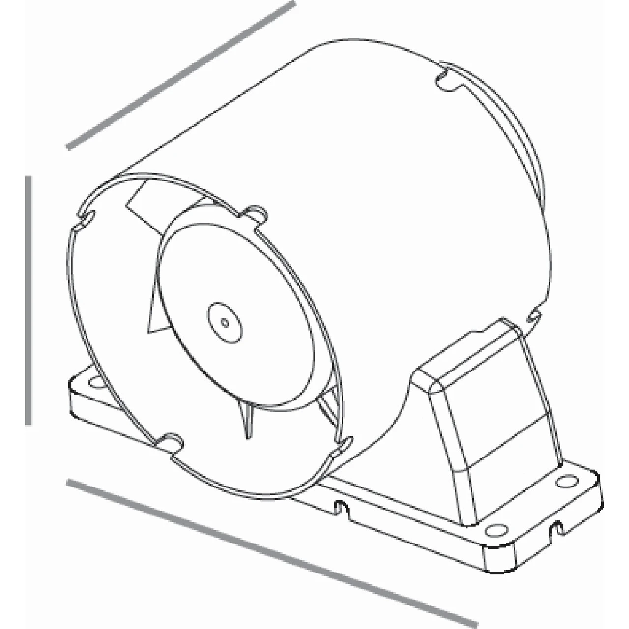HiB Turbo White Bathroom Inline Extractor Fan With Cool White LED Light - 32200 - Image 5