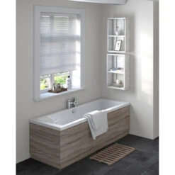 Hudson Reed Driftwood 700mm End Bath Panel With Plinth - OFF270