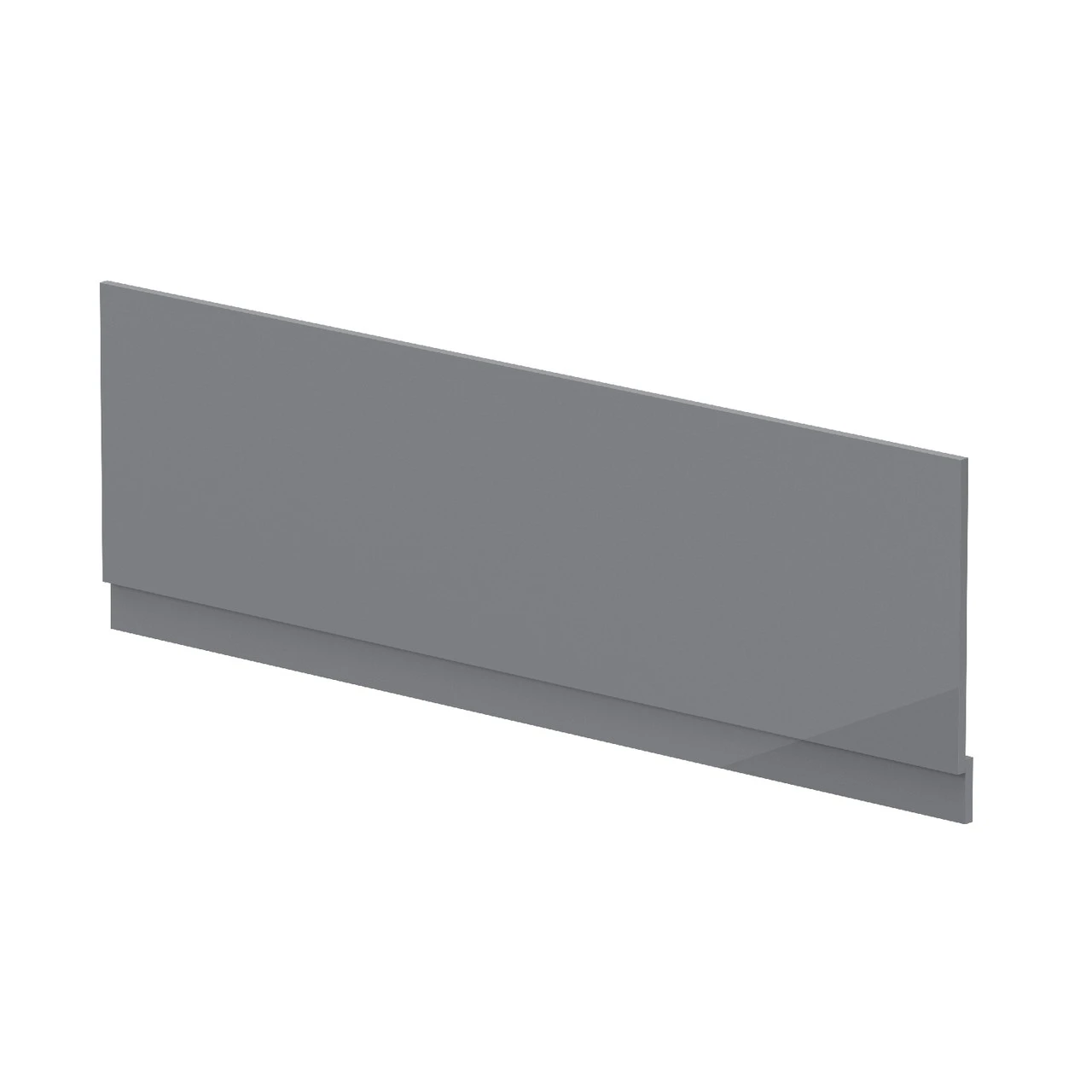 Hudson Reed Gloss Cloud Grey 1700mm Bath Front Panel With Plinth - BPR1305