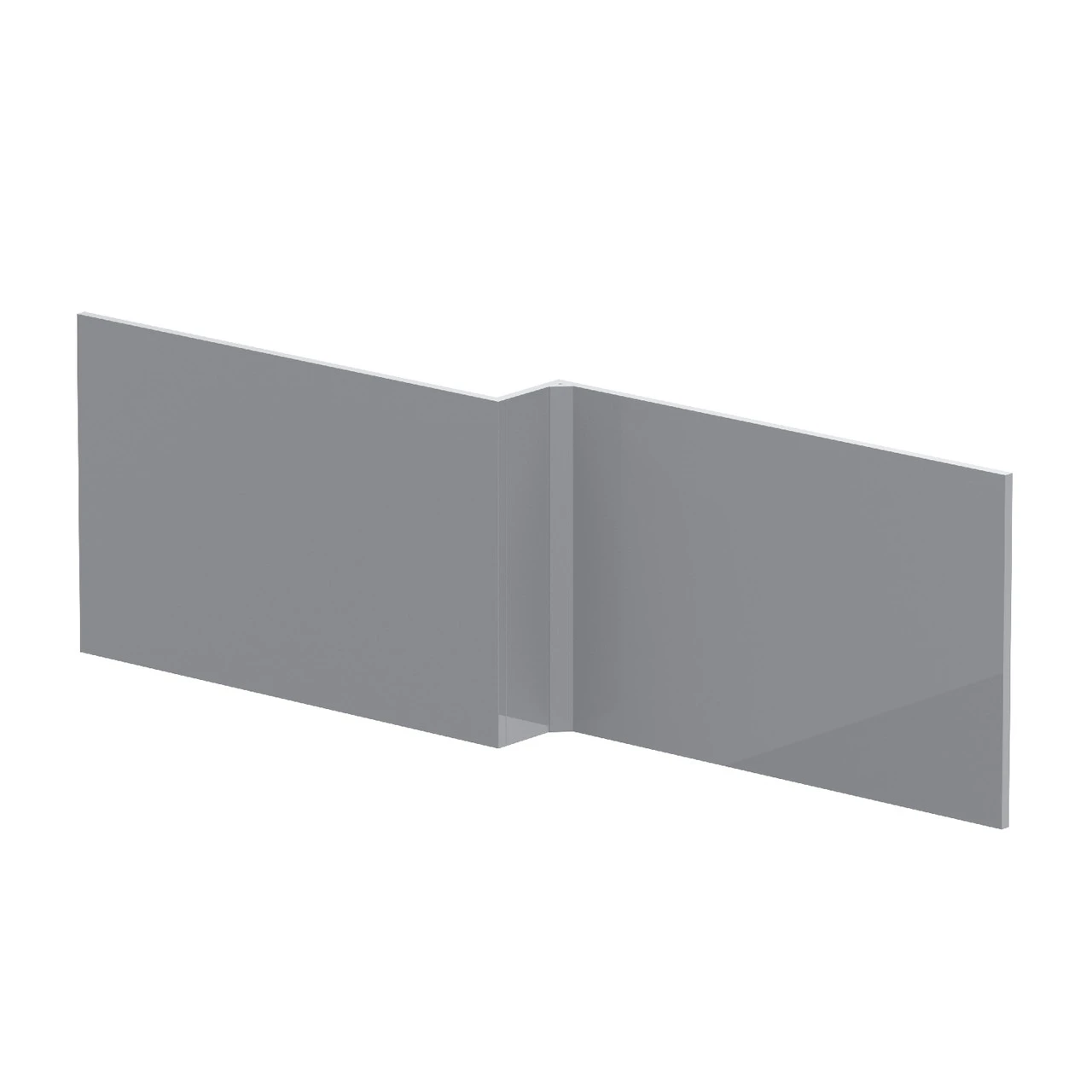 Hudson Reed Gloss Cloud Grey 1700mm Square Bath Front Panel - NMP1335