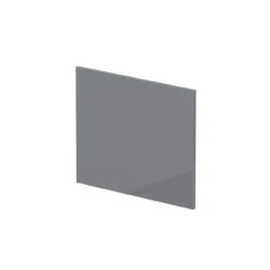 Hudson Reed Gloss Cloud Grey 700mm Square Bath End Panel - NMP1331