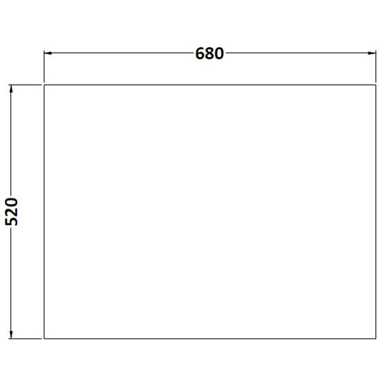 Hudson Reed Gloss Grey Mist 700mm Square Shower Bath End Panel - OFG479 - Image 2