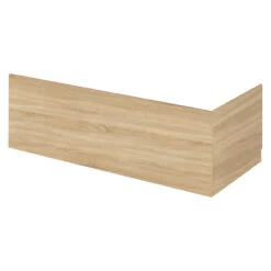 Hudson Reed Natural Oak 1700mm Bath Front Panel With Plinth - OFF377