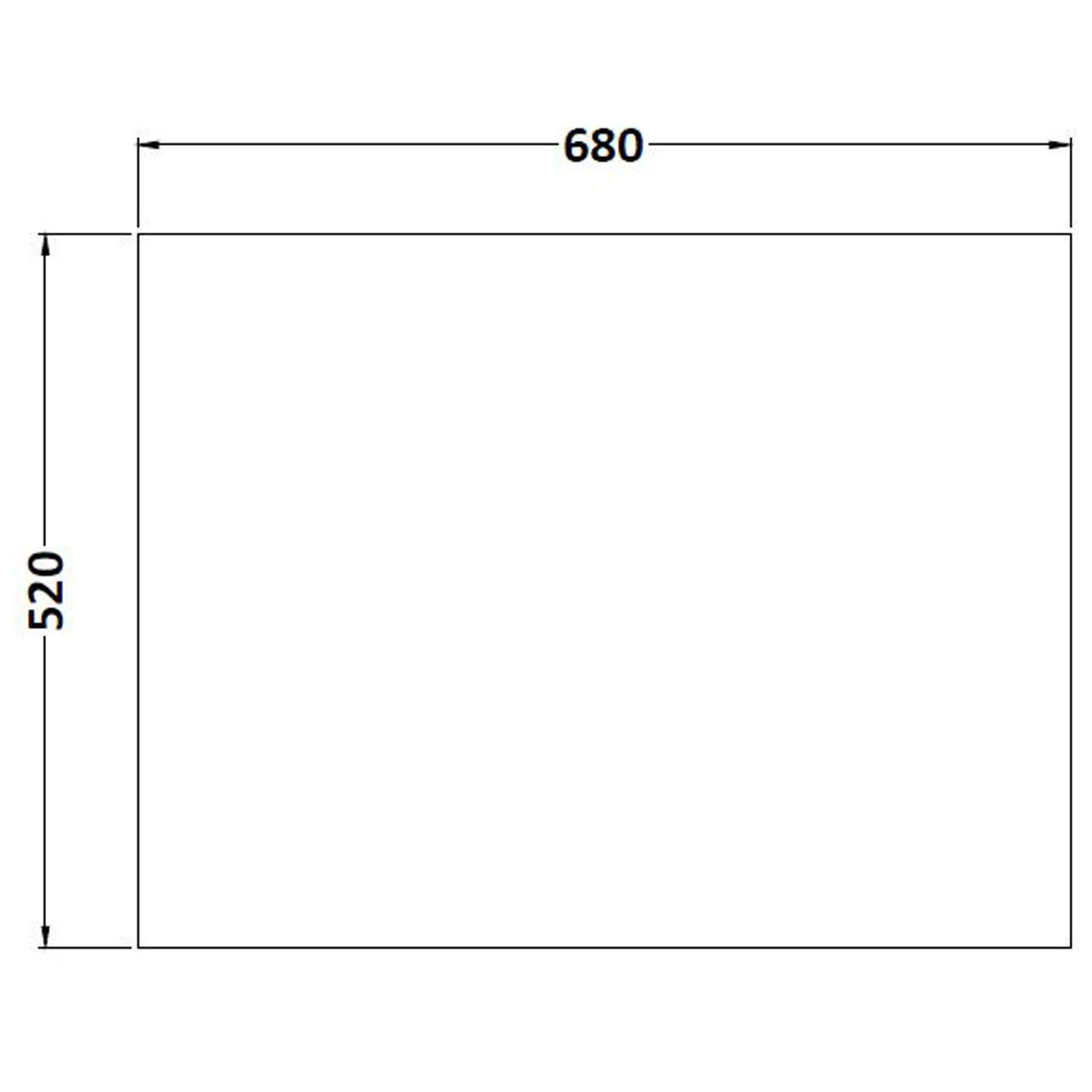 Hudson Reed Natural Oak 700mm Square Shower Bath End Panel - OFF379 - Image 4