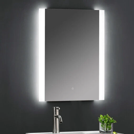 Hudson Reed Silver 700mm X 500mm Ambient Touch Sensor Mirror - LQ601 - Image 3