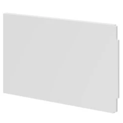 White 800mm Acrylic End Bath Panel