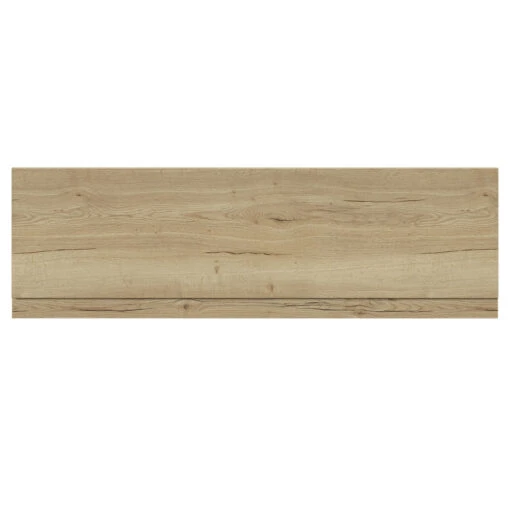 Autumn Oak MDF 1800mm Front Bath Panel With Plinth - Image 2