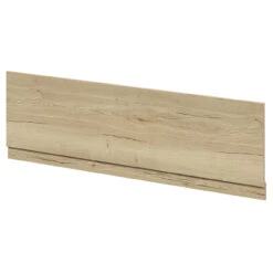 Autumn Oak MDF 1800mm Front Bath Panel With Plinth