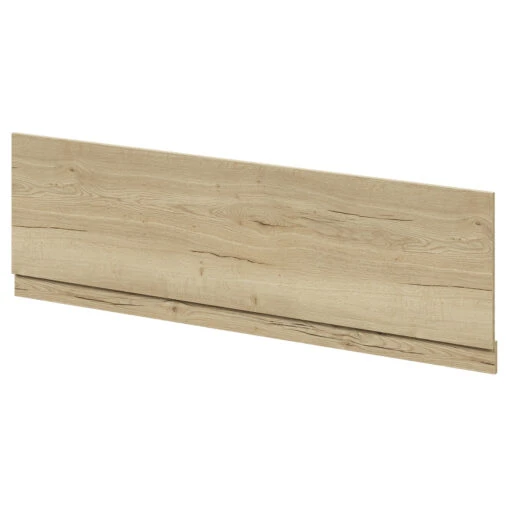 Autumn Oak MDF 1800mm Front Bath Panel With Plinth