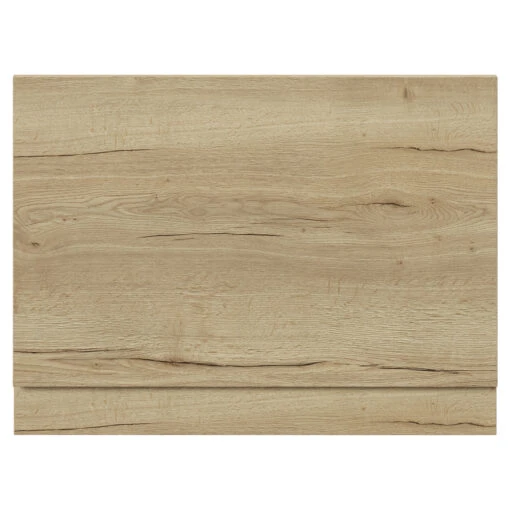 Autumn Oak MDF 750mm End Bath Panel With Plinth - Image 2