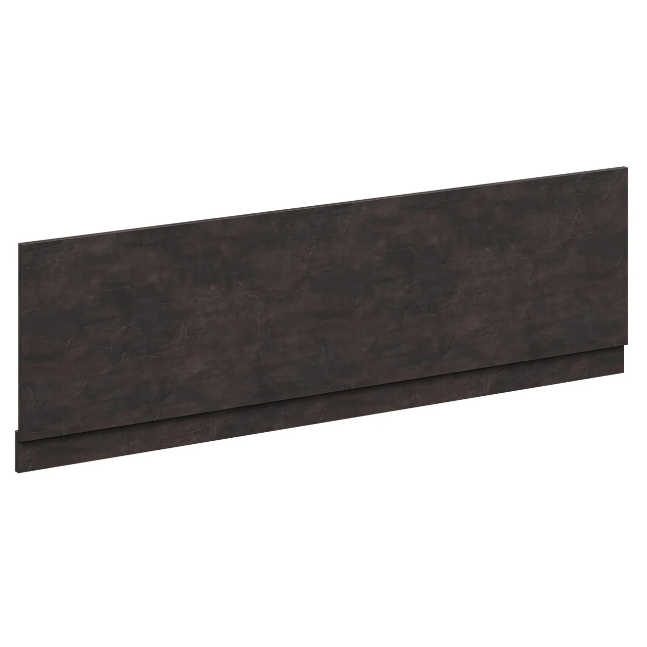 Metallic Slate MDF 1800mm Front Bath Panel With Plinth - Image 3