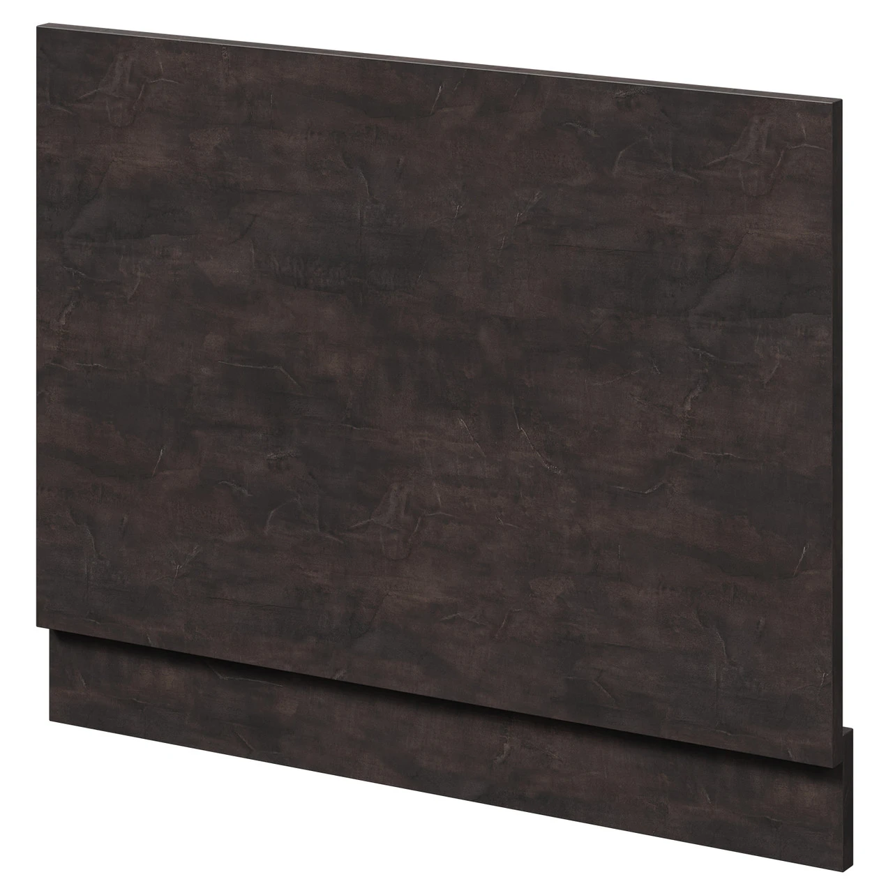 Metallic Slate MDF 700mm End Bath Panel With Plinth