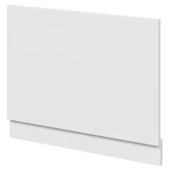 White Ash MDF 700mm End Bath Panel With Plinth