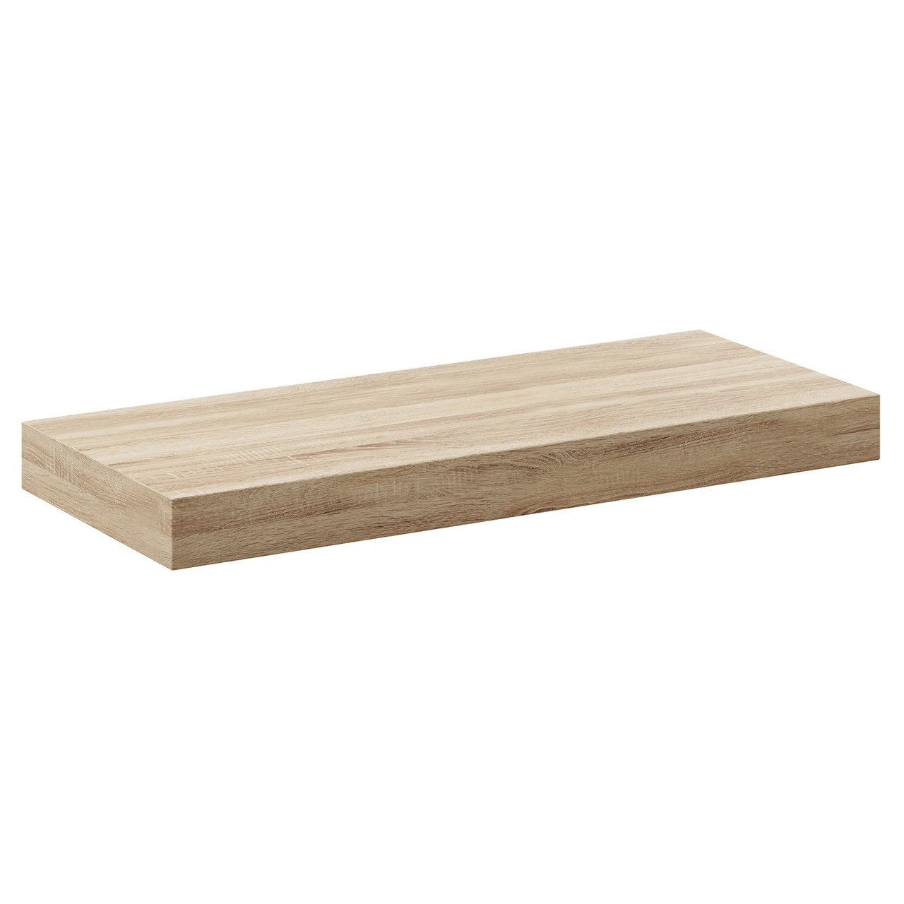 Napoli Bordalino Oak 30cm Floating Bathroom Shelf - Image 3