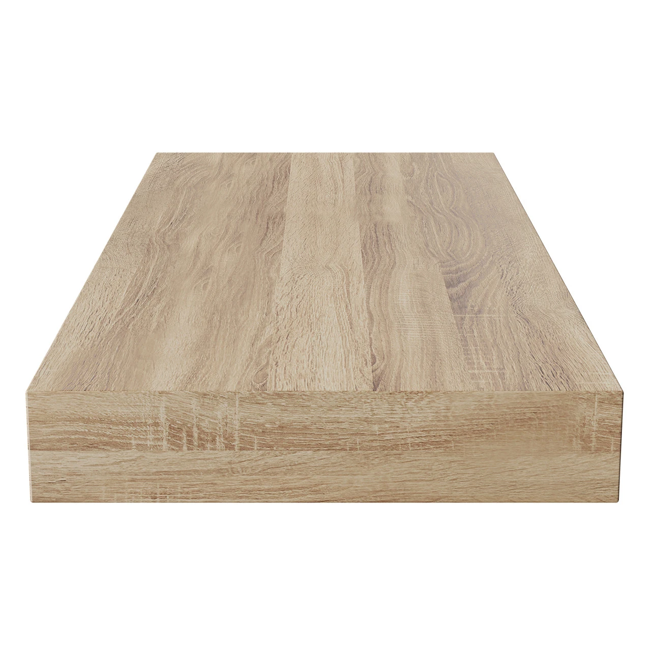 Napoli Bordalino Oak 30cm Floating Bathroom Shelf - Image 4