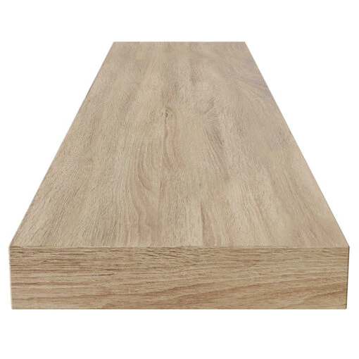 Napoli Bordalino Oak 60cm Floating Bathroom Shelf - Image 4