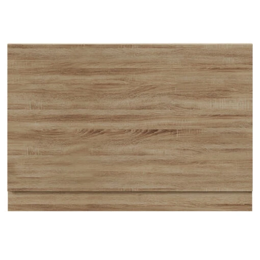 Bordalino Oak MDF 800mm End Bath Panel With Plinth - Image 2