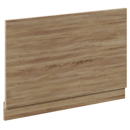 Bordalino Oak MDF 800mm End Bath Panel With Plinth - Image 3