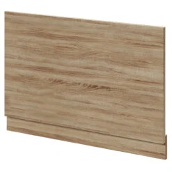 Bordalino Oak MDF 800mm End Bath Panel With Plinth
