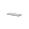 Napoli Gloss Grey Pearl 30cm Floating Bathroom Shelf