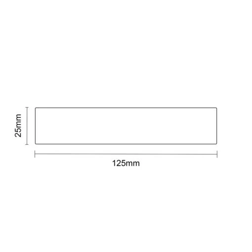 Napoli Gloss Grey Pearl 60cm Floating Bathroom Shelf - Image 4