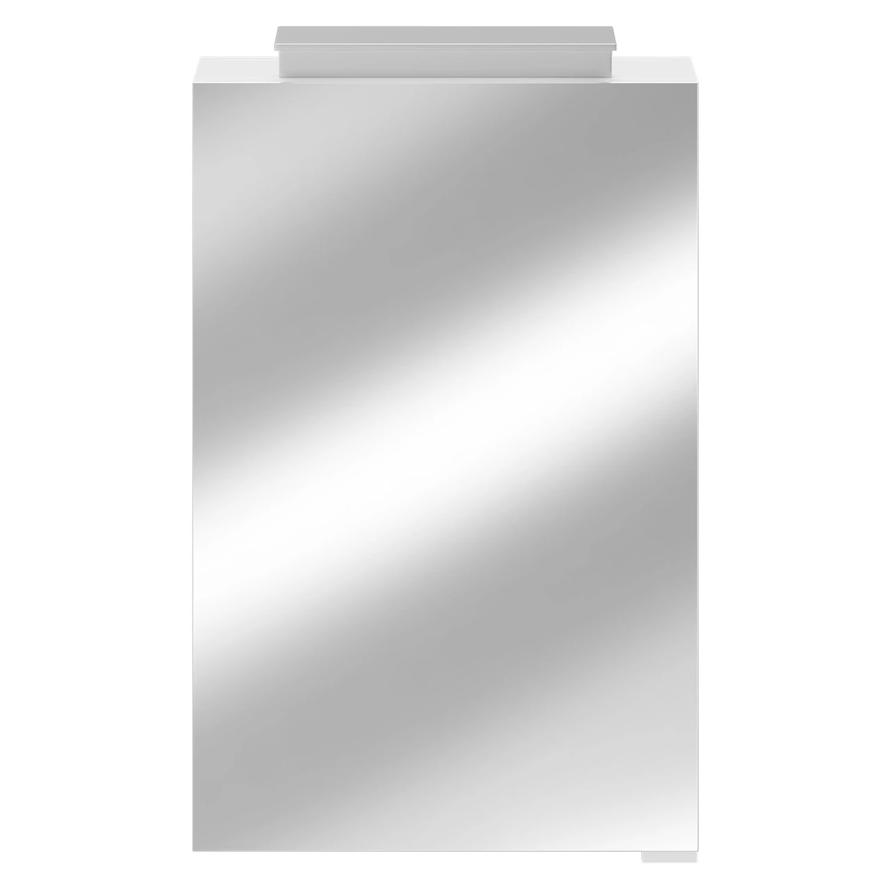Napoli Gloss White 460mm Wall Mounted LED Mirrored Cabinet - Image 2