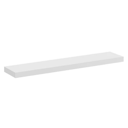 Napoli Gloss White 60cm Floating Bathroom Shelf - Image 2